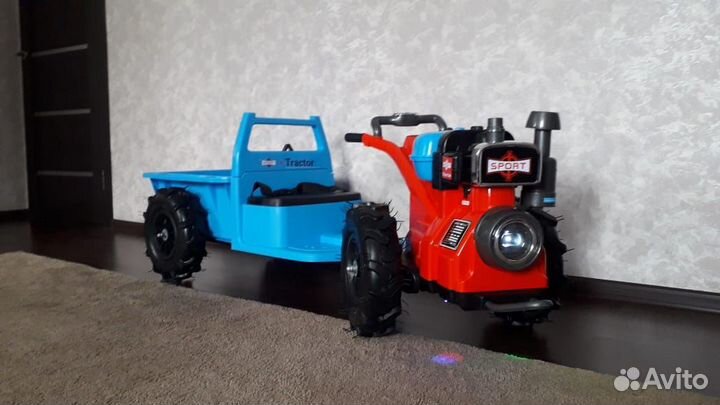 Электромобиль Трактор большой надувные колёса