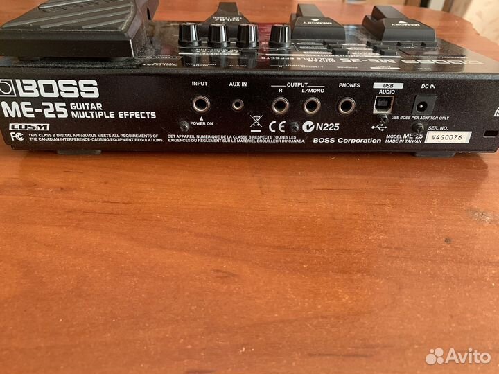 Гитарный процессор Boss ME-25