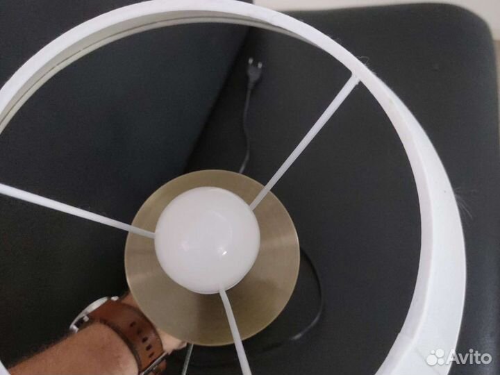 Лампа настольная черненая бронза