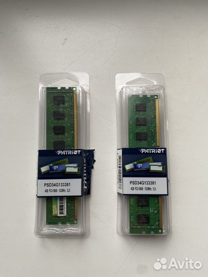 Оперативная память DDR3 4 гб и 2 гб