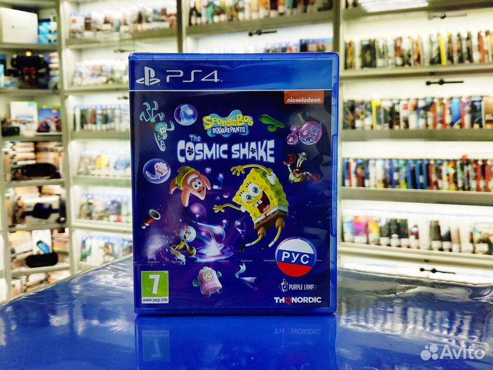 Диск PS4 SpongeBob SquarePants The Cosmic Shake