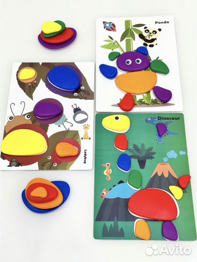 Игра камешки crazy stone монтессори материал