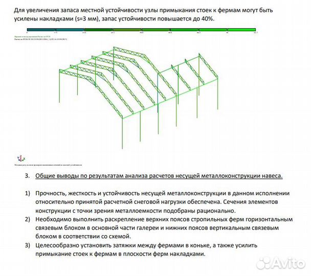 Навес из металлопрофиля, 5 дней, 6х6 x-3006