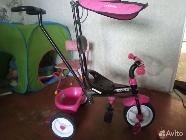 Детский трехколесный велосипед бу
