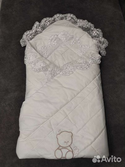 Конверт одеяло на выписку весна осень