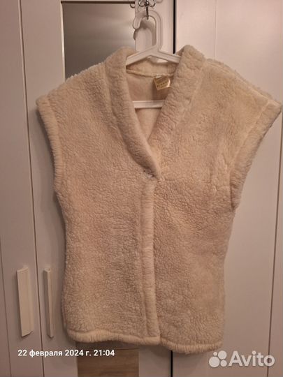 Жилет натуральная овчина шерсть
