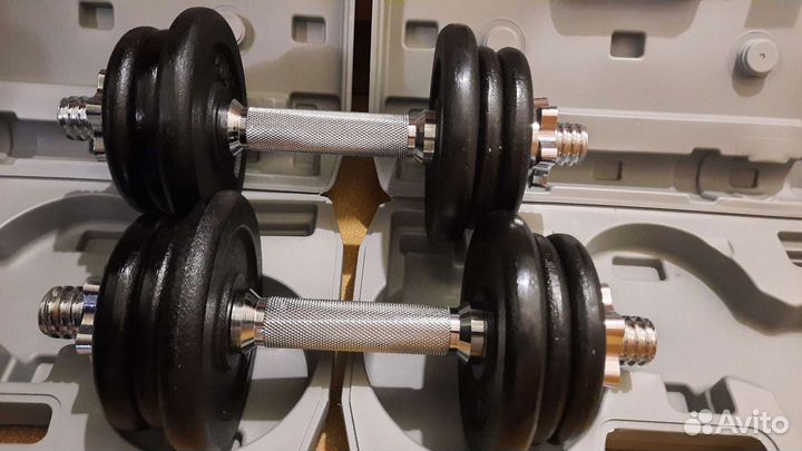 Гантели по 10 кг Новые в кейсах