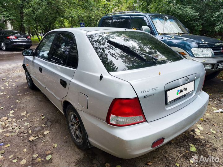 Hyundai Accent 1.3 МТ, 2000, 284 950 км