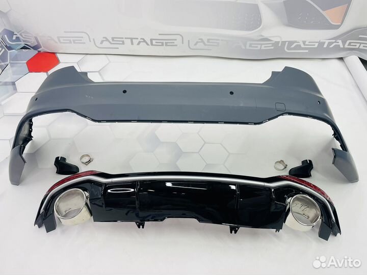 Задний бампер + диффузор Audi A5 RS5 до рест