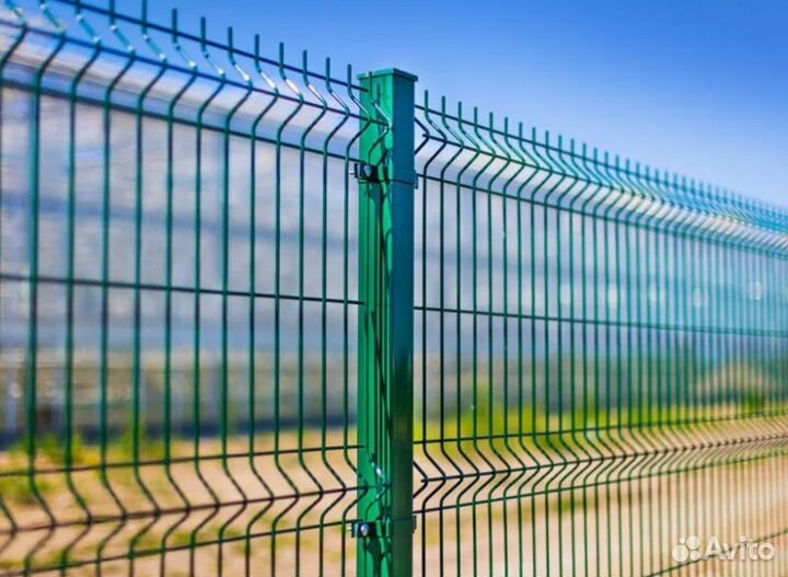 Забор из 3D сетки цена за метр работа по договору