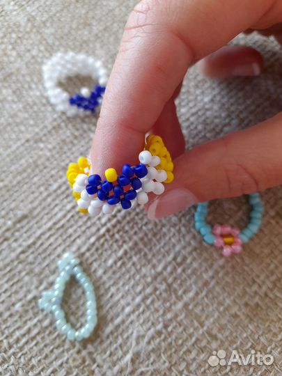Кольца из бисера
