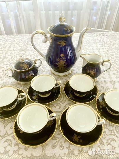 Сервиз кофейный Reichenbach кобальт