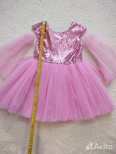 Платье 110-116 праздничное пышное