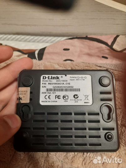 DES-1005A/bнеуправляемый коммутатор с 5 портами