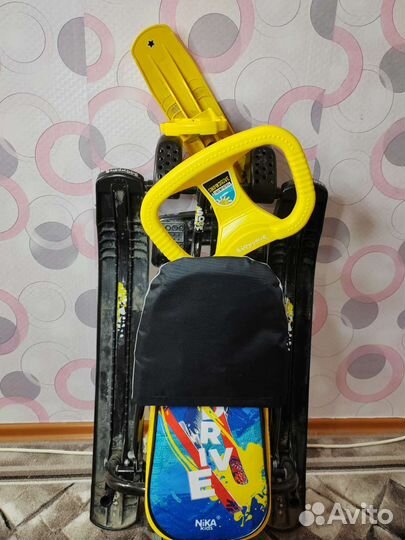 Снегокат с колесами бу