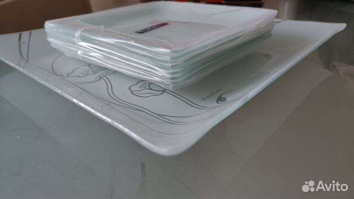 Arcofam Набор тарелок 7 шт, Закаленное стекло