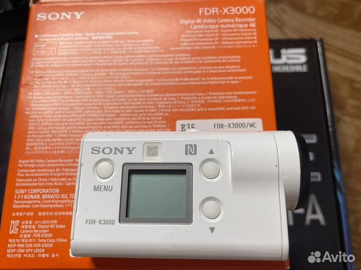 Экшн камера sony fdr-x3000 4k