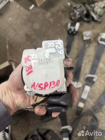 Ремень безопасности toyota vitz yaris 130 кузов