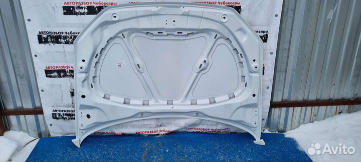 Капот VW Polo рестайлинг 2015-2020 белый