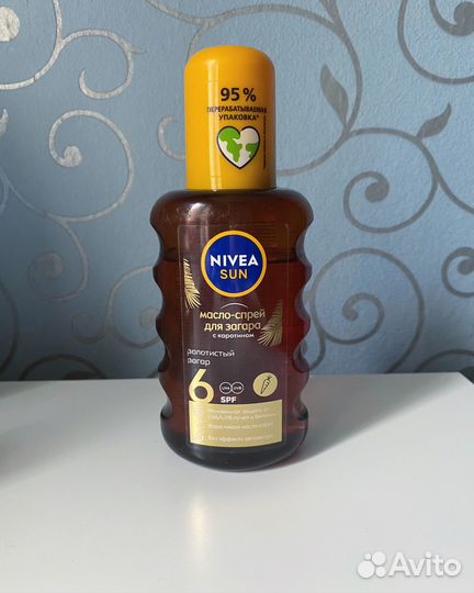 Масло спрей для загара Nivea