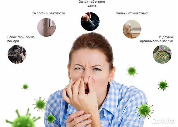 Химчистка, озонация, удаление, устранение запахов