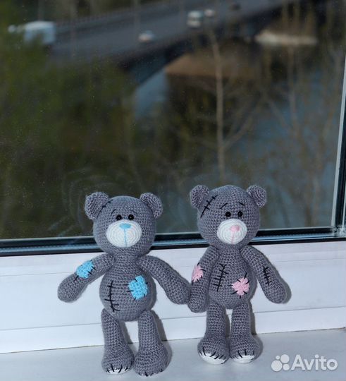 Мишка,Тедди''\ вязанная игрушка ручной работы