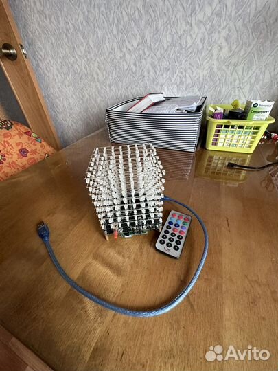 Светодиодный светильник cube 3D 8*8*8