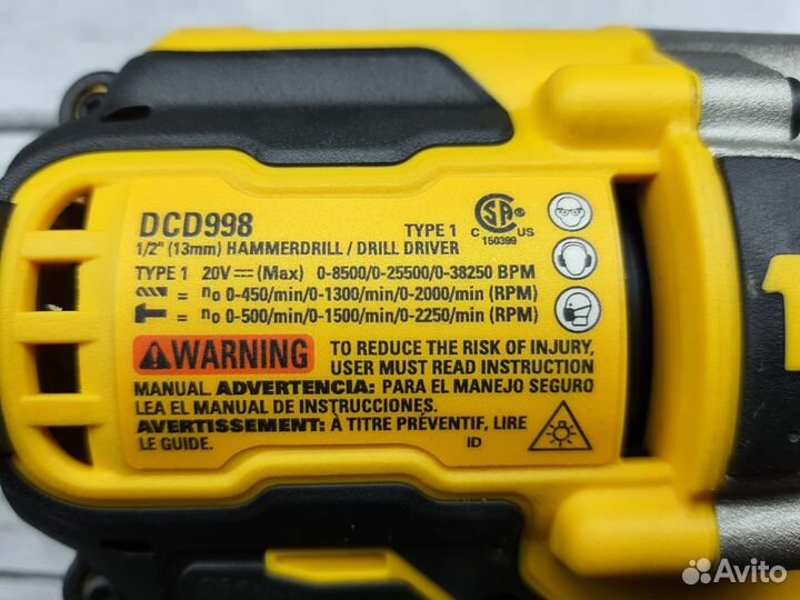 Шуруповерт DeWalt DCD998 (Мексика) оригинальный