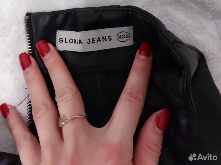 Кожаная юбка