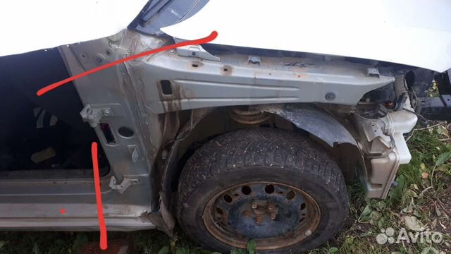 Четверть передняя правая Volkswagen Polo sedan