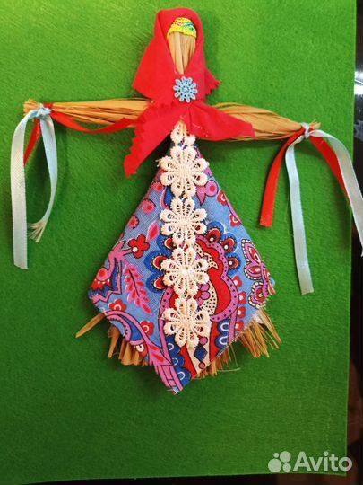 Кукла Масленица из лыка