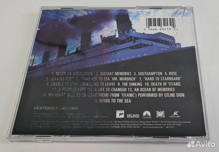 James Horner – Titanic (CD, USA 1997)