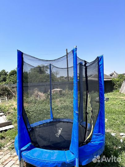 Батут с защитной сеткой