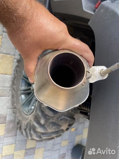 Глушитель прямоточный банка