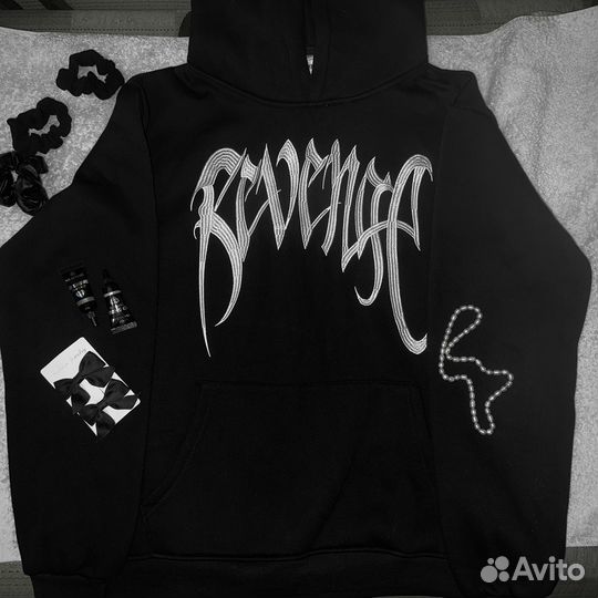 Толстовка худи y2k oversize