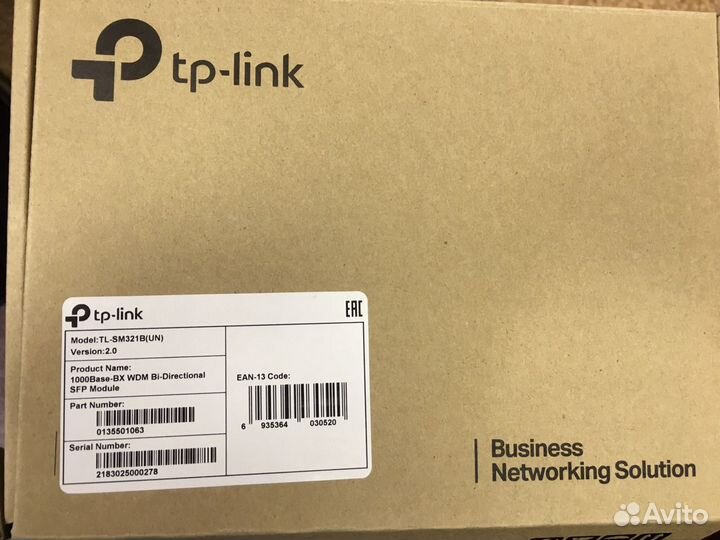 Модуль SFP TP-Link TL-SM321B