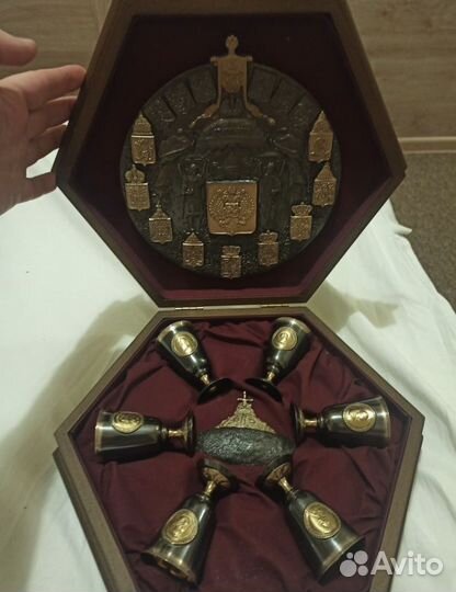 Эксклюзивный набор рюмки правители России