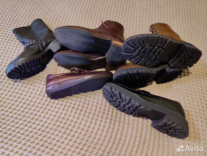 Ботинки женские кожа ecco пакетом