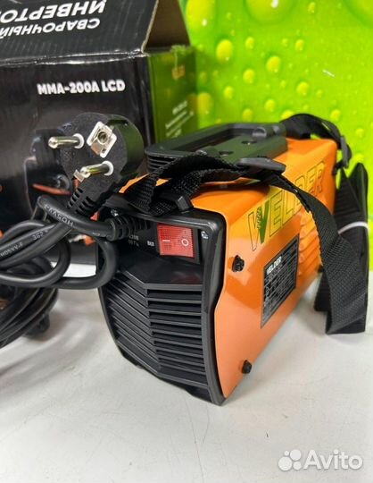 Сварочный аппарат инверторный welder мма 200A LCD