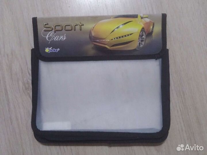 Папка для тетрадей Sport cars жёлтый