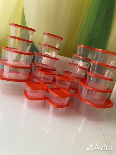 Контейнеры для еды, круп и хранения 30 шт