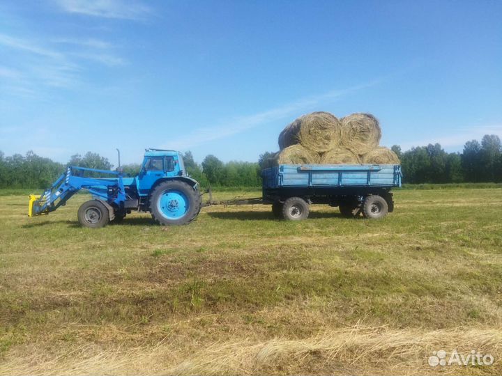 Услуги трактора мтз с прицепом