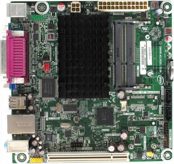 Материнка micro-itx atom+память+ssd