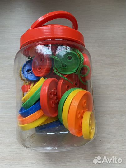 Шнуровка собери пуговицы