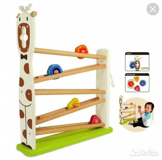 Игрушка деревянная горка, 50 см