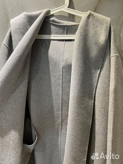 Пальто Zara оверсайз 100% шерсть