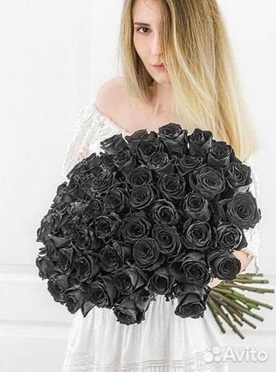 Чёрные розы. Цветы Букеты с доставкой