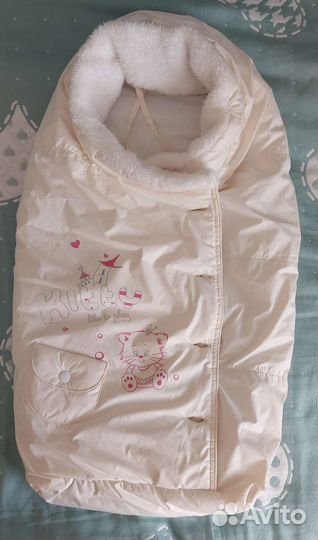 Конверт демисезонный в коляску на выписку