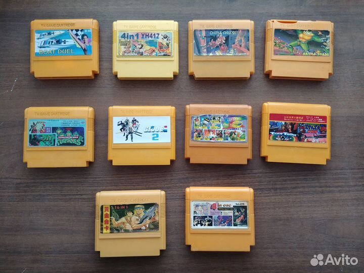 Картриджи для Dendy