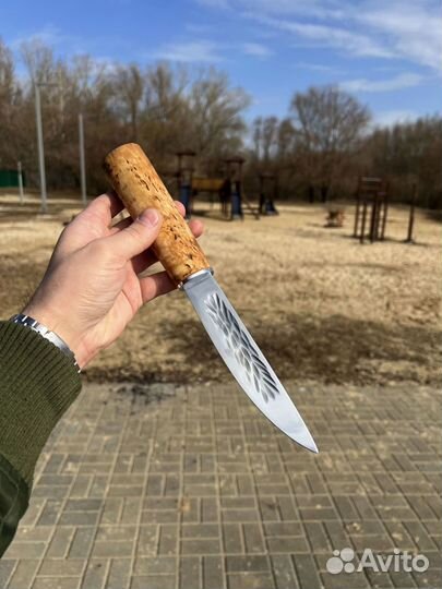 Нож якутский охотничий